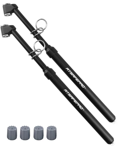 Vista 11 de ATsafepro Medidor de presión de neumáticos para semirremolque, rango de calibre de neumáticos de alta resistencia a 150 PSI/10 bar, medidor