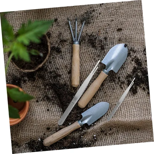 Vista 9 de 4 pinzas de acero inoxidable para jardinería suculenta, puntas curvas y rectas para proyectos de cuidado de plantas de precisión y herramientas