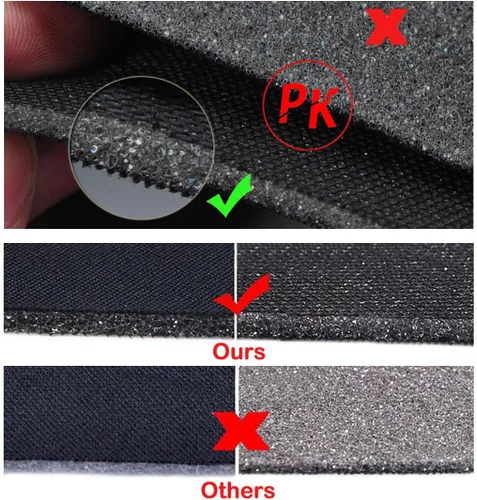 Vista 5 de uxcell 7pcs Manta Durable Baja Bucket Seat Protector para Coche Auto Azul