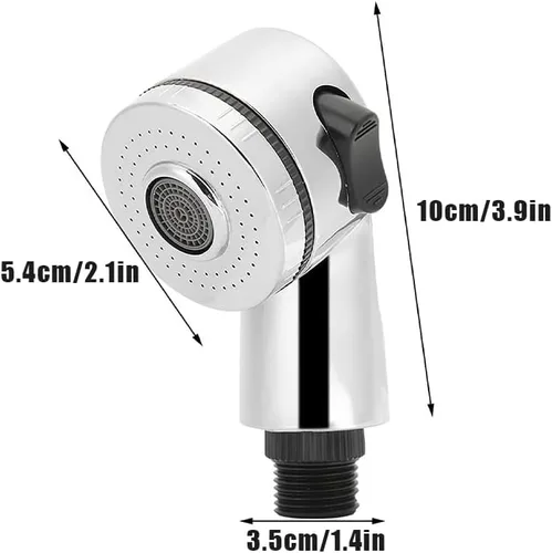 Vista 6 de Cabezal de spray de champú de salón, silla de pedicura, cabezales de spa, cabezal de pulverización, botón de control lateral, sillas de cama