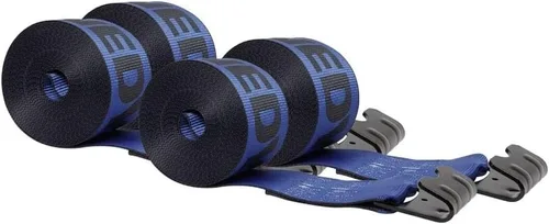 Vista 15 de Mytee Products Kinedyne Correas de Cabrestante 4" x 30' Azul Resistentes para Sujeción con Ganchos Planos WLL# 5400 lbs Control de Carga de 4