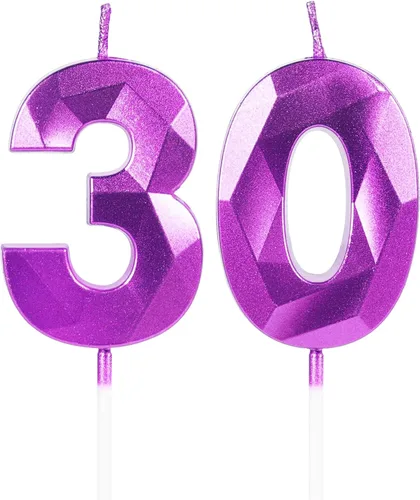 Vista 323 de Velas Número 1, Velas de Primer Cumpleaños, Vela Roja de Feliz Cumpleaños para Pastel, Decoraciones de Cobertura de Pastel de Diseño 3D para Niñas