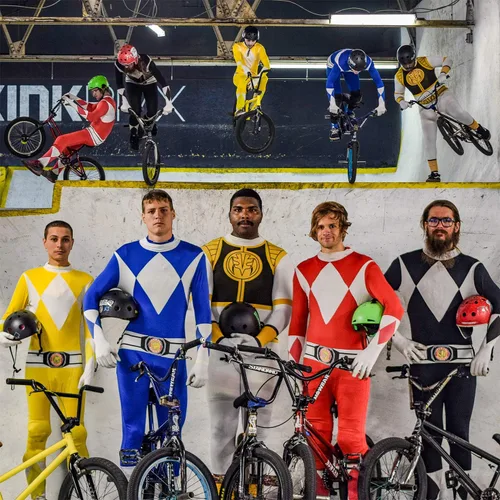 Vista 4 de Disfraz oficial de Power Ranger de Morphsuit, Morphsuit Power Rangers, M