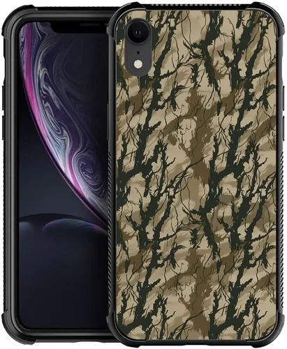 Vista 16 de DJSOK Funda compatible con iPhone XR, H American Eagle Flag con cuatro esquinas, protección a prueba de golpes, TPU suave y patrón de policarbonato