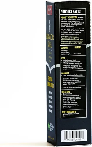 Vista 7 de Silver Biotics Armor Gel para vendaje de heridas Primeros auxilios + alivio de quemaduras 24 ppm Tecnología SilverSol Ag4O4 4 onzas