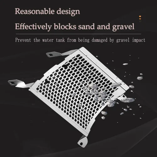 Vista 6 de Motorcycle Radiator Grille for Be-Nelli TRK 502 Trk502x 2018-2023 Radiator Grille Guard Cover Protector