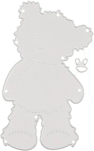 SEWACC Troqueles de corte de metal con estampado de animales de oso para álbumes de recortes, tarjetas, cumpleaños, Acción de Gracias, Navidad,