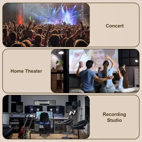 Vista 6 de J&D Audiophiles - Cable RCA de 24 AWG 2RCA macho a macho, cable de audio de interconexión estéreo, cable de subwoofer chapado en oro para cine