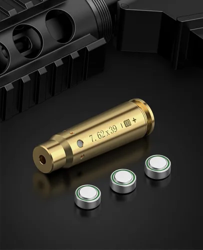 Vista 6 de CVLIFE Bore Sight Laser 223 5.56mm/9mm/.243.308/12 Calibre/7.62x39mm/.45 acp Visor Láser Rojo