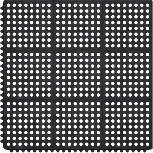 Vista 13 de Ottomanson Tapete de goma resistente, antideslizante, impermeable, fácil de limpiar, tapete antifatiga para cocinas comerciales, restaurantes