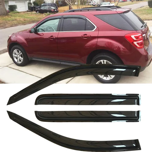 Vista 20 de 2 piezas de deflectores de viento originales irrompibles a prueba de lluvia para ventanas laterales del Camaro 10-25, juegos de protectores