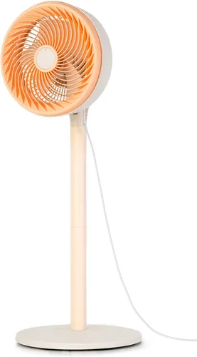 BEESTAR Ventilador de pie para dormitorio, ventilador de pedestal oscilante con 3 velocidades, altura ajustable, ventilador de pie para sala de