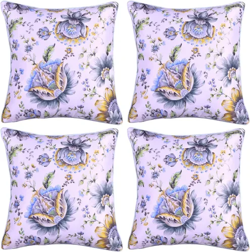 Vista 33 de Decozen Fundas de almohada – Paquete de 1 funda de cojín decorativa con estampado floral para decoración del hogar, sofá, silla, cama, patio, sala