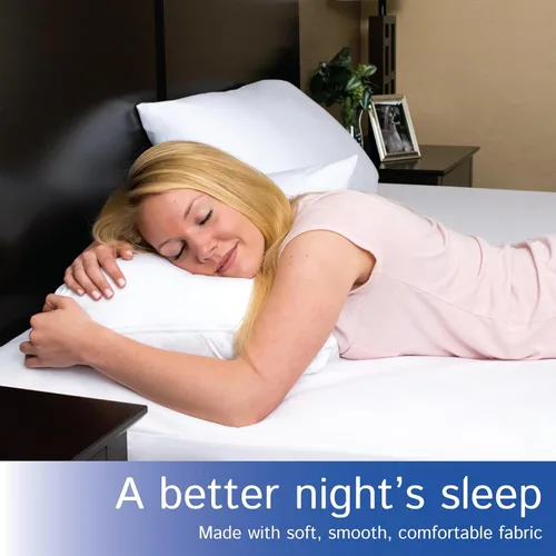 Vista 7 de Protectores de almohada estándar (juego de 2) – Fundas de almohada impermeables con cremallera, hipoalergénicas, a prueba de polvo y alérgenos