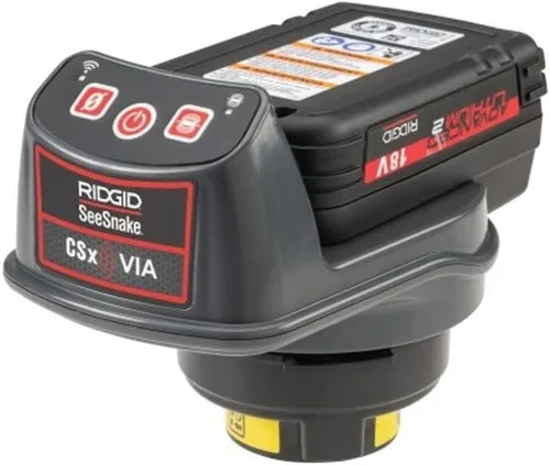 RIDGID 66528 SeeSnake® CSX Via con 2 baterías y cargador, compatible con SeeSnake microDrain™, microReel™, nanoReel™, serie compacta y serie rM200