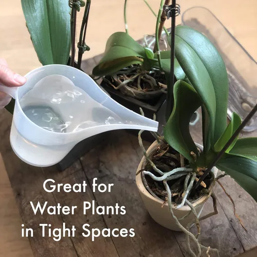 Vista 3 de Fox Run Taza medidora Easy Pour con boquilla de embudo, 3.5, plástico transparente