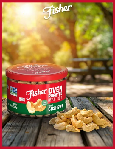 Vista 5 de FISHER Oven Roasted Never Fried - Mezcla de frutos secos asados al horno, nunca fritos