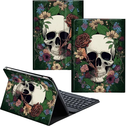 Vista 53 de Funda para Samsung Galaxy Tab S6 Lite 2022/2020 Teclado inalámbrico desmontable y cubierta de cuero PU Funda protectora para Samsung Galaxy Tab S6