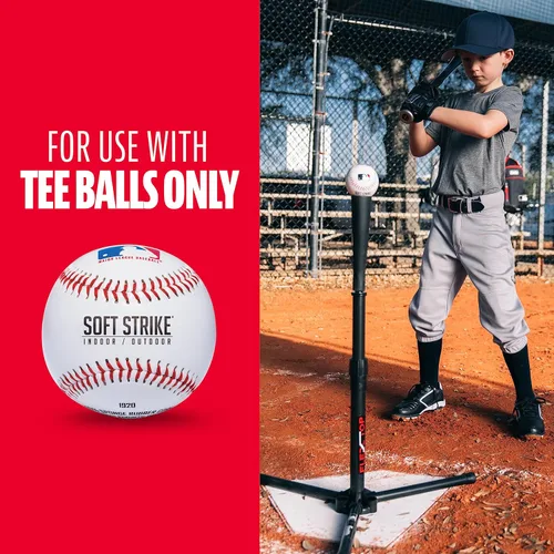 Vista 3 de Franklin Sports Bate de Teeball para Niños - Venom + Barracuda Aluminio + Compuesto - Certificado por USA Baseball para Niños + Niñas - Bate