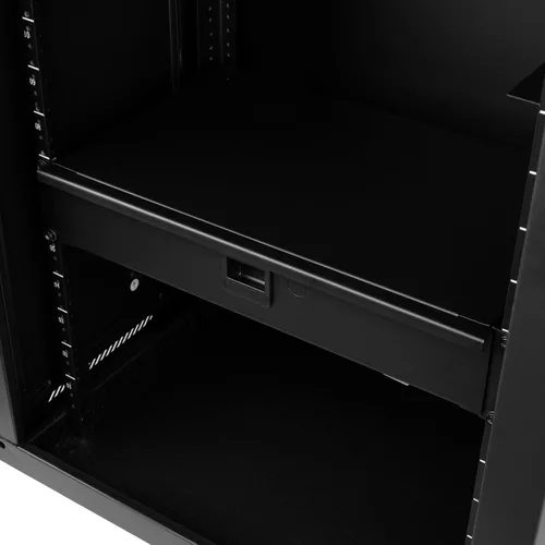 Vista 8 de Gator Rackworks - Cajón de montaje en rack para micrófono inalámbrico, se adapta a 4 micrófonos inalámbricos y paquetes de cuerpo, diseño de 2U