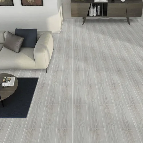 Vista 3 de Azulejos de vinilo para despegar y pegar, paquete de 10 unidades de 15 pies cuadrados, aspecto de madera natural, autoadhesivo, duradero e