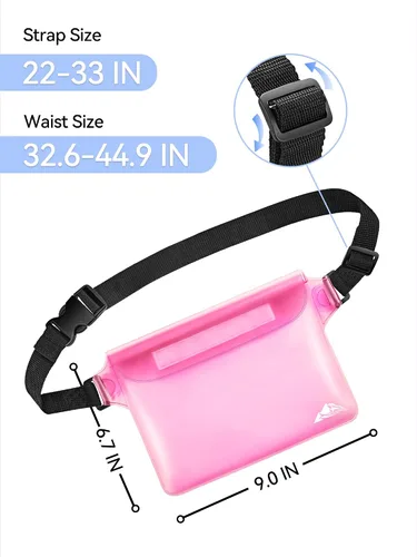 Vista 6 de HEETA Bolsa impermeable sensible a la pantalla táctil impermeable con correa ajustable para la cintura incluida con báscula de pescado con pantalla