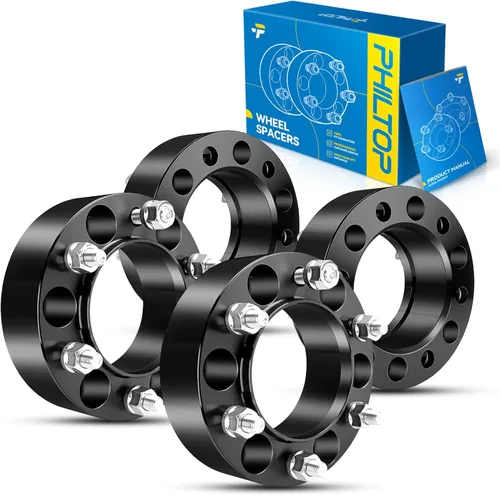 Vista 18 de PHILTOP 4x100 1.25" Espaciadores de rueda para Yaris, 2 piezas de espaciadores de rueda centrados en buje con 54.1mm de diámetro interior del buje