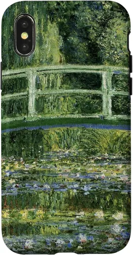 Vista 5 de Funda de jardín para iPhone 11 Monet's Water Lily y puente japonés
