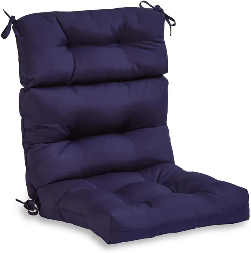 Vista 8 de South Pine Porch Cojín para silla de respaldo alto para exteriores, gris jaspeado