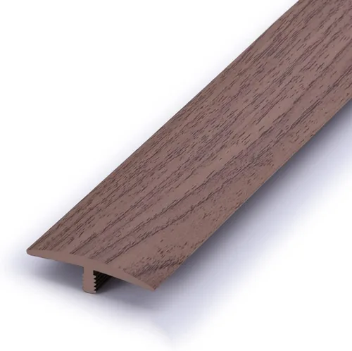 Vista 7 de Tira de transición rígida de PVC de 1.6 in, tiras divisoras planas para piso, tira de transición de piso, moldeo en forma de T, accesorio de suelo