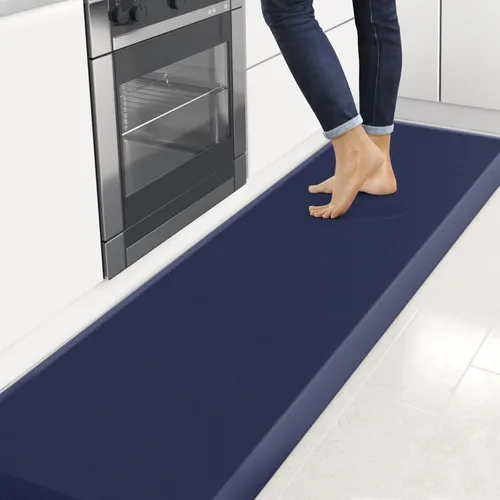 Vista 19 de Tapetes de cocina de 4/5 pulgadas de grosor para el piso, StepRite alfombra de cocina para escritorio de pie, antideslizante, más grueso, resistente