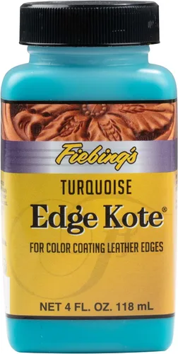 Vista 9 de Fiebing's Edge Kote 4 Fl Oz - Azul - para Colorear Bordes de Cuero en Bolsos, Carteras, Zapatos, Fundas, etc
