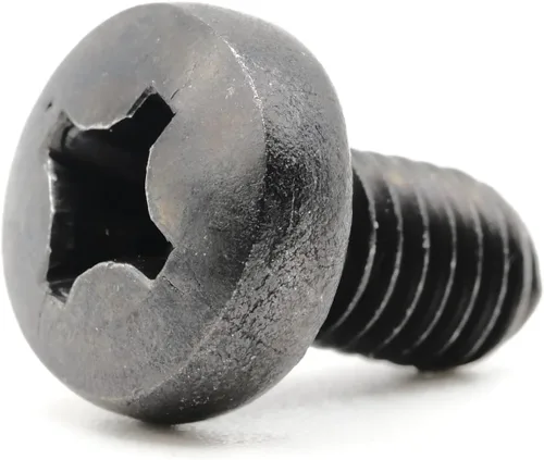 Vista 2 de ReplacementScrews Tornillos para matrícula trasera compatibles con Volkswagen, M6-0.039 x 0.394 in, acero inoxidable, óxido negro (paquete de 4)