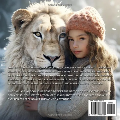 Vista 2 de ABC Alphabet Animals Safari ABC Alphabet Illustrations Series for toddlers ages 1-3