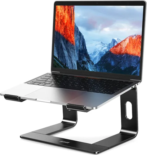 BESIGN LS03 - Soporte elevador de aluminio para laptop, ergonómico y desmontable, elevador para computadora, compatible con MacBook Air Pro, Dell,