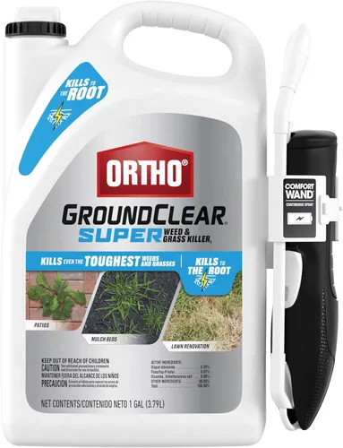 Vista 16 de Ortho GroundClear Super Weed & Grass Killer1: Varita cómoda en aerosol continuo lista para usar, resultados en horas, 1/2 galón.
