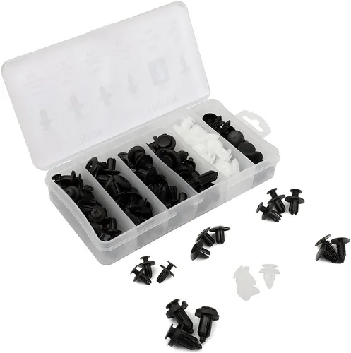 Vista 4 de SCITOO Kit de repuesto para tornillos de expansión de 6 tamaños para automóvil, clips de remache para parachoques, 1 removedor de sujetadores