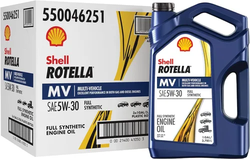 Vista 9 de Shell Rotella 550046251 T6 Aceite de motor diésel para vehículos multivehículo 5W-30 totalmente sintético (1 galón, paquete individual)
