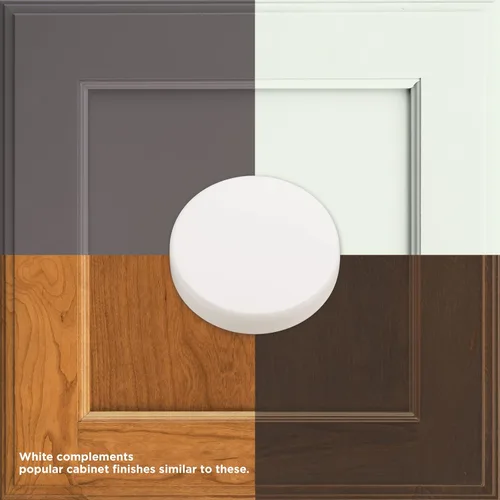 Vista 3 de Franklin Brass (Paquete de 40) Deslizadores de cajón autocerradura de 16' de montaje inferior, 5 pares (10 piezas) de gabinete, capacidad de 50 lb