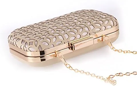 Vista 5 de missfiona Bolso de mano para mujer, con huecos, para boda, fiesta, baile de graduación
