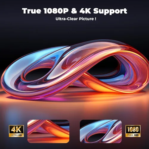 Vista 7 de Proyector con WiFi y Bluetooth: [1800 ANSI/Enfoque automático AI/800+ aplicaciones/compatible con Netflix] Proyector para exteriores con soporte 4K