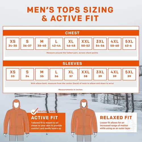 Vista 6 de Grundéns Weather Watch - Chaqueta de pesca con capucha