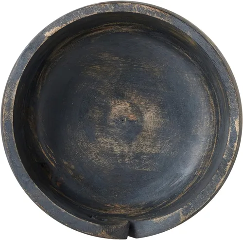 Vista 3 de Regalo de Navidad para los amantes del ganchillo, cuenco de hilo de madera, cuenco para tejer, soporte grande de hilo de ganchillo hecho a mano