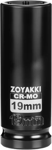 Vista 69 de Juego de llaves de impacto de 6 puntas de 1/2 pulgada - 1-1/2" (SAE), CR-MO, llave de eje de 1/2 pulgada de 6 puntas para fácil remoción de tuercas