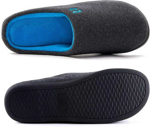 Vista 2 de RockDove Pantuflas originales de espuma viscoelástica bicolor para mujer, 5-12