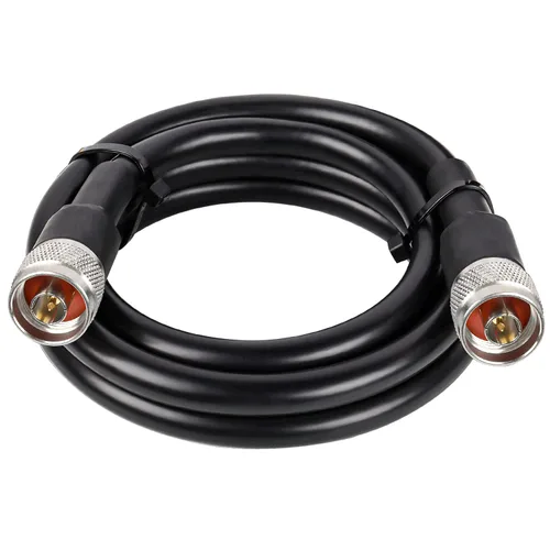 Vista 8 de XRDS -RF Cable de extensión coaxial macho N a N macho de 2 pies, baja pérdida KMR400 tipo N
