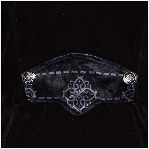 Vista 7 de Apocrypha Chamarra de cola steampunk medieval para hombre, estilo gótico victoriano, abrigo