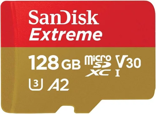 Vista 3 de SanDisk Tarjeta MicroSD Extreme de 128 GB (paquete de dos) para DJI Air 2S Drone (SDSQXA1-128G-GN6MN) 4K Video Speed V30 UHS-I A2 160MBs SDXC Bundle