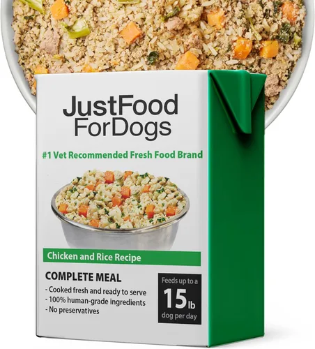 Vista 13 de JustFoodForDogs Pantry Fresh - Alimento húmedo para perros, comida completa o comida para perros, receta de comida para perros de cordero y arroz