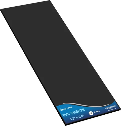 Vista 87 de Mega Format Hojas de plástico de PVC expandido – Hoja negra rígida de 5 x 7 pulgadas para manualidades, señalización y exhibiciones – Sintra